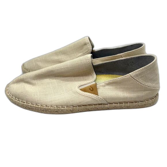 OluKai Kaula Pa'a Kapa Espadrille Loafer - Natural 40/10 - Picture 5 of 10